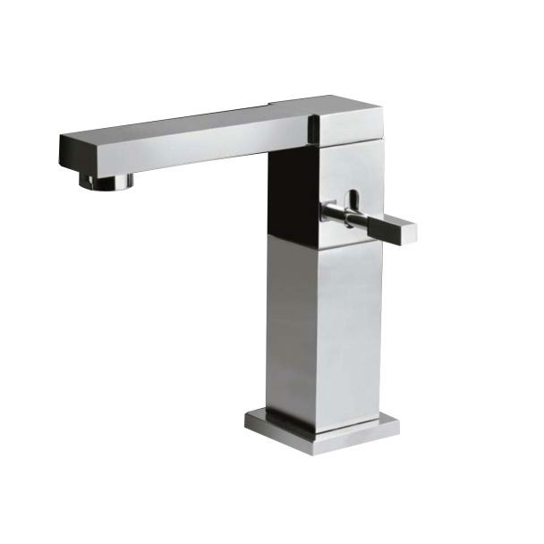 Just Taps Single Lever Basin Mixer Swivel Spout, Without Pop-up Waste