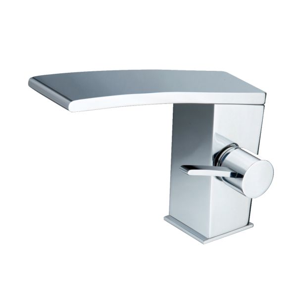 Just Taps Wings Single lever basin mixer with pop-up waste