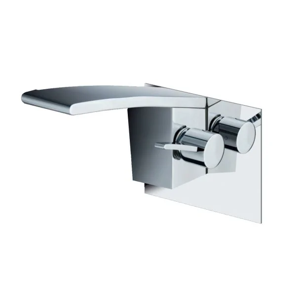 Just Taps Wings Single Lever Basin Mixer, Wall Mounted