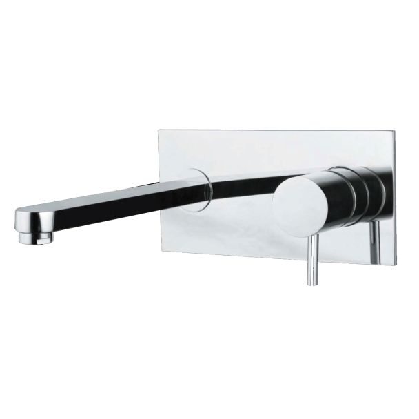 Just Taps Travina Wall Mounted Basin Mixer