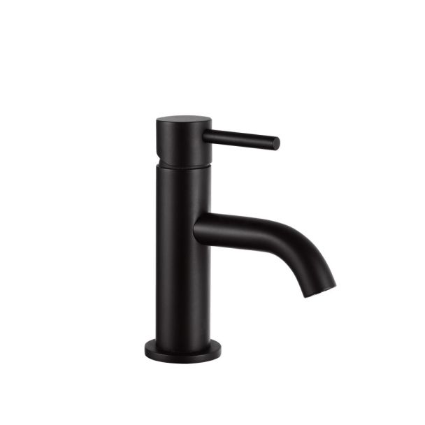 Just Taps VOS Matt Black BlackSingle Lever Mini Basin Mixer