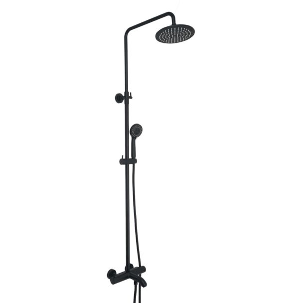 Just Taps VOS Thermostatic Bar valve 3 oulets, adjustable riser and, multifunction shower handle