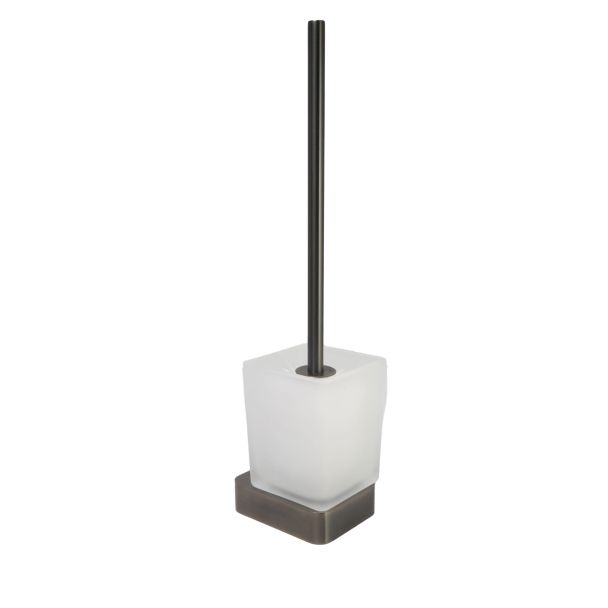 Just Taps HIX Toilet Brush Holder Brushed Black