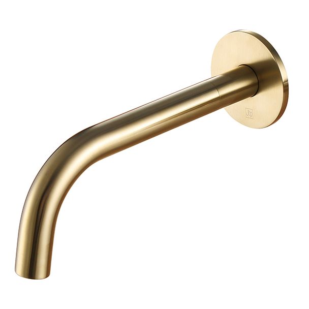 Just Taps VOS bath / Basin spout 200mm Brushed Brass