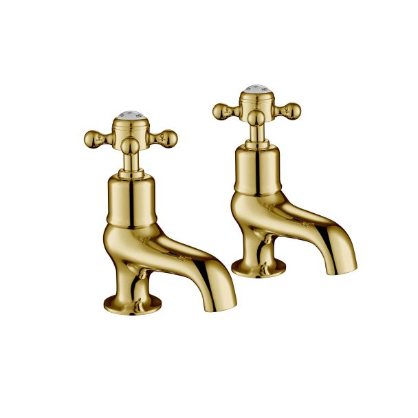 Just Taps Grosvenor Cross Cloakroom Basin Taps – 152mm