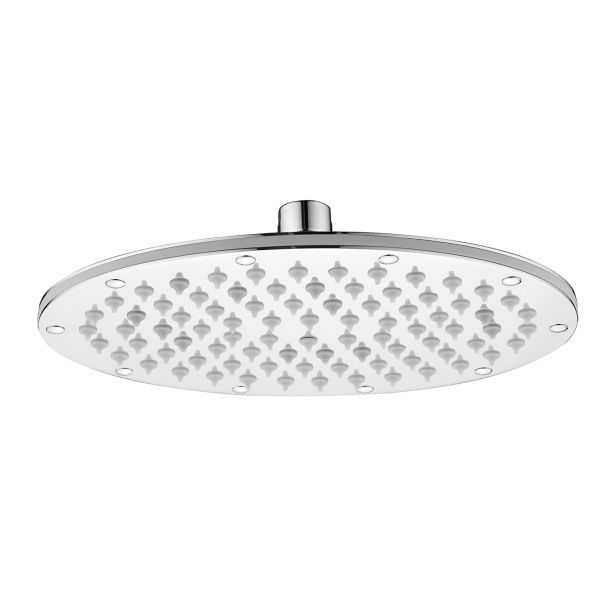 Just Taps Oval showerhead, 230mm x 160mm, brass, HP 1