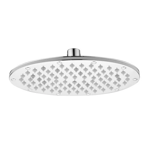 Just Taps Oval showerhead, 230mm x 160mm, brass, HP 1