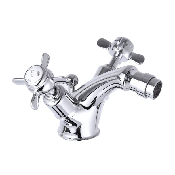 Just Taps Grosvenor Pinch Bidet mixer with pop up waste – 98013