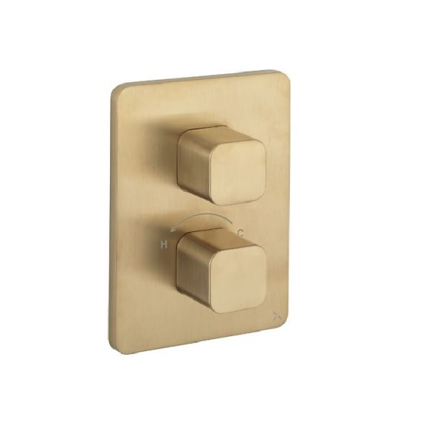 Crosswater Glide II Brass Crossbox 2 Outlet 1500 Valve