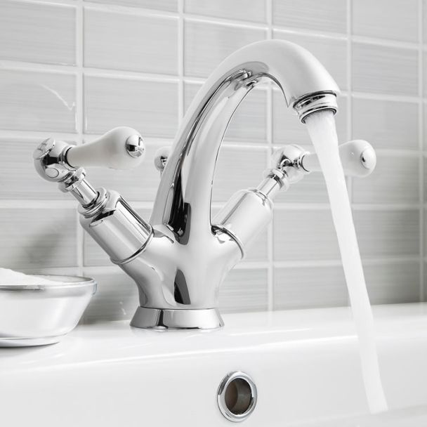 Crosswater Belgravia Lever High Neck Basin Monobloc