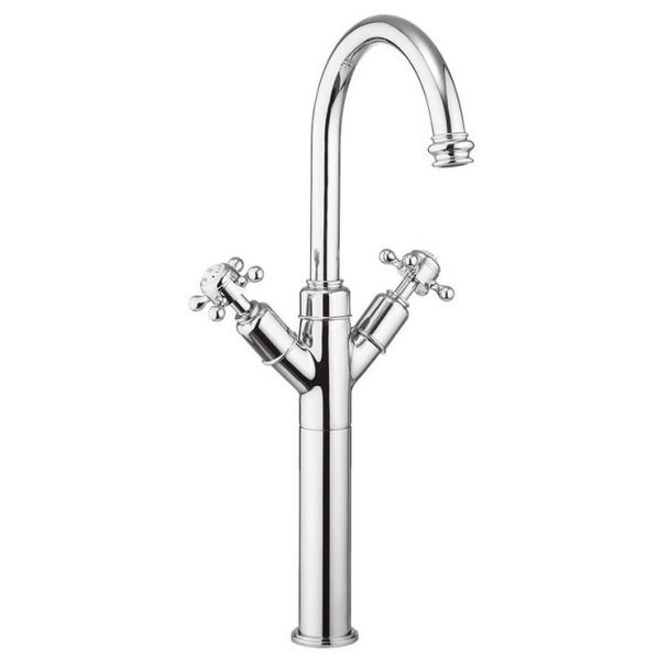 Crosswater Belgravia Crosshead Tall Basin Monobloc