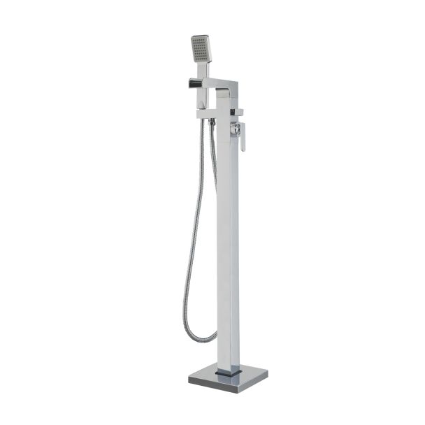 Just Taps Plus Cami Floor Standing Bath Shower Mixer With Kit