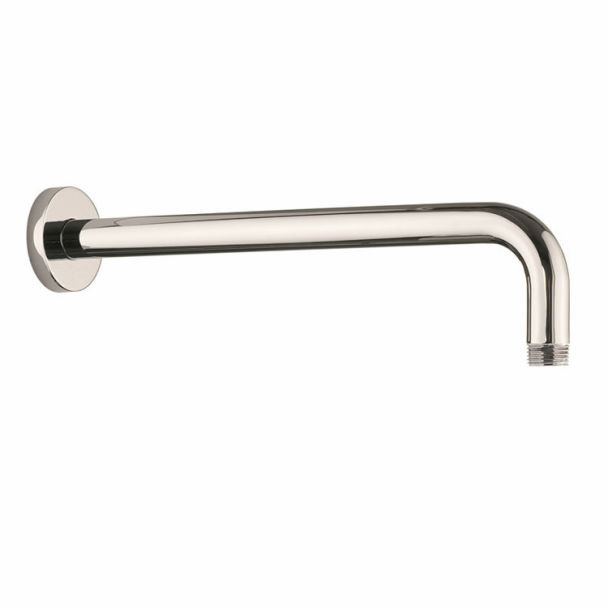 Crosswater 330mm Nickel Shower Arm - Wall Mounted