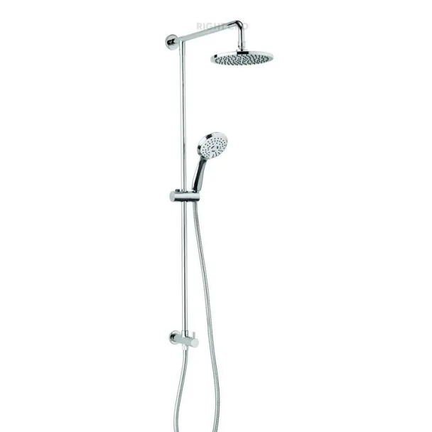 Crosswater Fusion Shower Diverter, Fixed Head & 3 Mode Handset