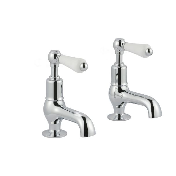 Just Taps Grosvenor lever cloakroom basin taps – 160mm