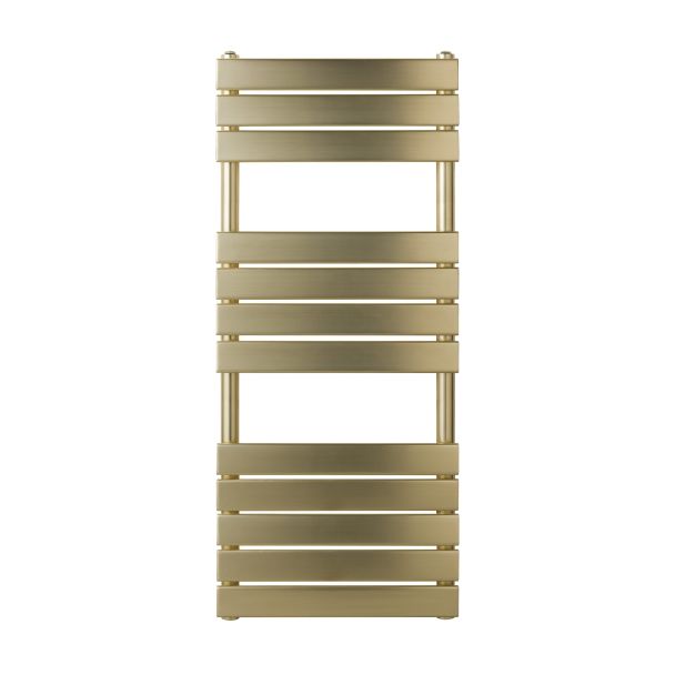 Just Taps HIX Radiator Brushed Brass 1200 X 500