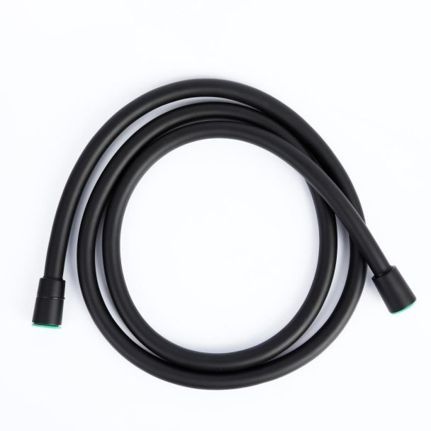 Just Taps Vos 1.50m Matt Black Plastic Hose