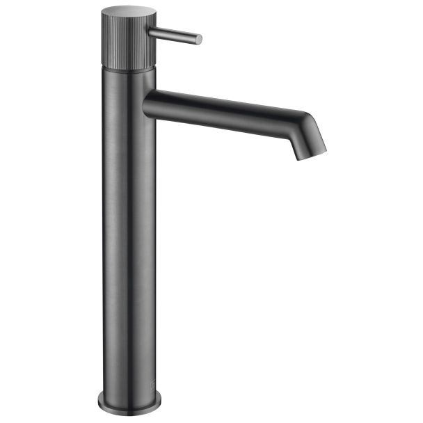 Just Taps Single lever tall basin mixer with lever Brushed Black