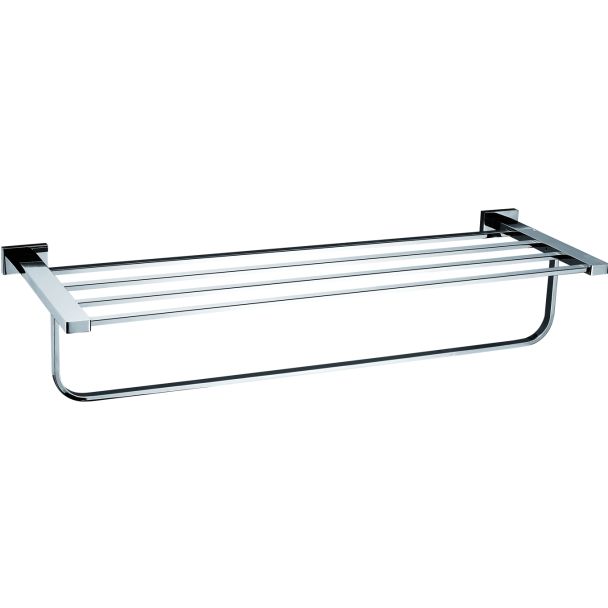 Just Taps Ludo Towel Shelf with Bar