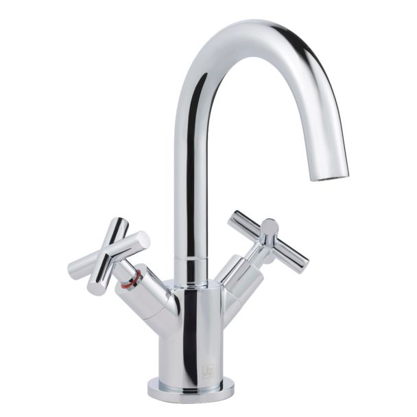 Just Taps Solex Mono Deck Mounted Basin Mixer