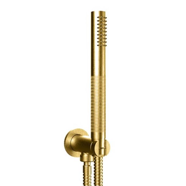 Crosswater Union Brushed Brass Shower Handset & Wall Outlet