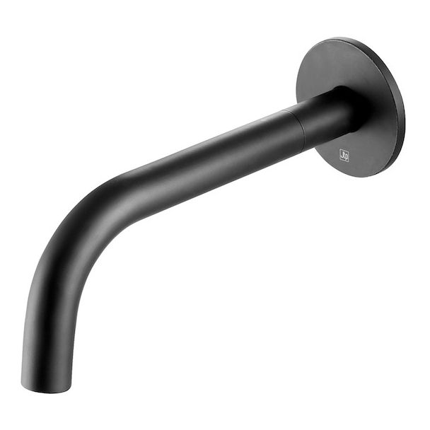 Just Taps VOS Matt Black Basin spout 150mm