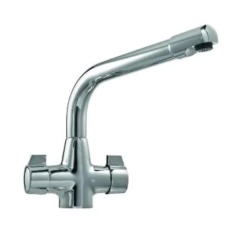 Just Taps Verona Monoblock Sink Mixer, Swivel Spout