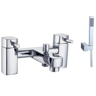 Just Taps Plus Milo Deck Mounted Bath Filler With Kit