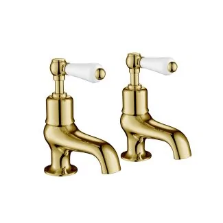 Just Taps Grosvenor Lever Antique Brass Edition Bath Taps