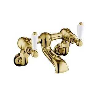 Just Taps Bath filler wall-mounted, MP 0.5 Brass with nickel finish