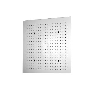 Just Taps Aquamist square ceiling mounted overhead shower with mist function, 380mm