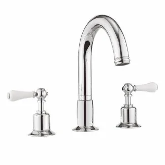 Crosswater Belgravia Lever Bath 3 Hole Set