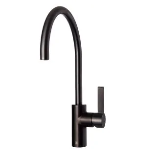 Just Taps Vos Brushed Black Single Lever Sink Mixer