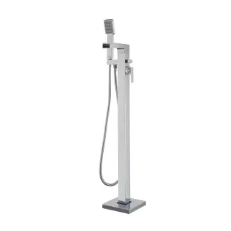 Just Taps Plus Cami Floor Standing Bath Shower Mixer With Kit