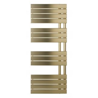 Just Taps CLEO Radiator Brushed Brass 1400 X 550