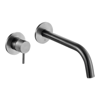 Just Taps VOS single lever wall mounted basin mixer with 250mm Spout, MP 0.5