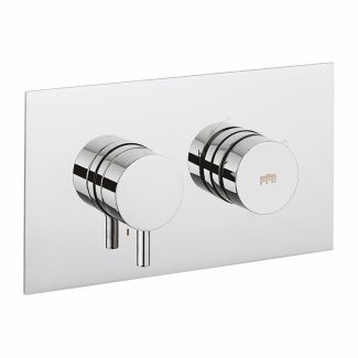 Crosswater Dial Landscape Shower Valve 1 Control with Kai Lever Trim