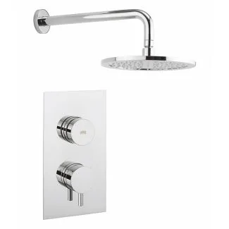 Crosswater Dial Shower Valve 1 Control with Kai Lever Trim & Head