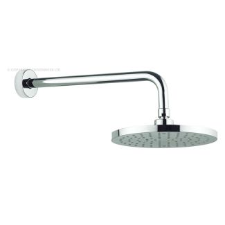 Crosswater Fusion 200mm Round Fixed Shower Head & Arm