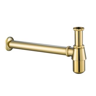 Just Taps Antique Brass Traditional bottle trap with 300mm pipe