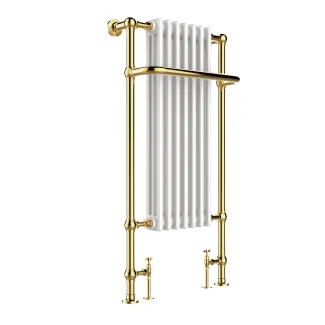 Just Taps Grosvenor Radiator Antique Brass 1130 x 553 x 230