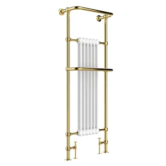 Just Taps Grosvenor Radiator Antique Brass 1500 x 574 x 235