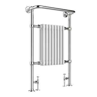 Just Taps Grosvenor Radiator Chrome 963 x 673 x 230