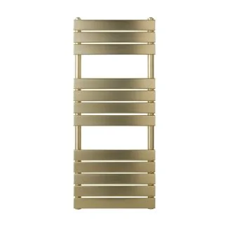 Just Taps HIX Radiator Brushed Brass 1200 X 500