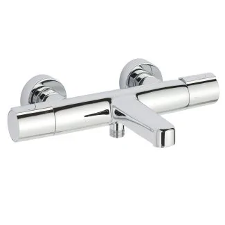 Just Taps Hugo Floor Mounted Bath Shower Mixer With Kit-Brass with chrome Finishing