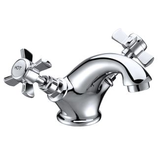 Just Taps Plus Nelson Monoblock Basin Mixer Without Pop Up Waste