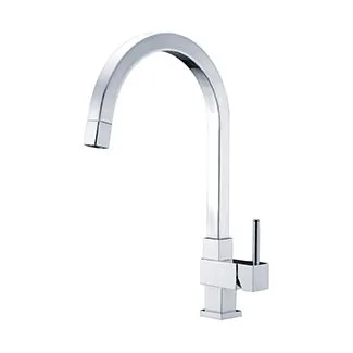 Just Taps Kubix Pull Out Single Lever Sink Mixer, Swivel Spout – KP181