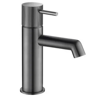 Just Taps Single lever basin mixer with lever Brushed Black