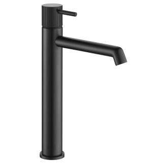 Just Taps Single lever tall basin mixer with lever Matt Black