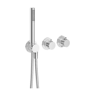 Crosswater Module Chrome 2 Handle Shower Valve & Handset